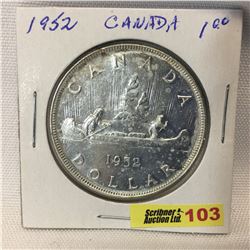 Canada Silver Dollar 1952