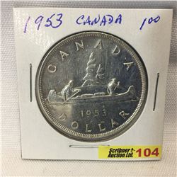 Canada Silver Dollar 1953