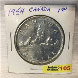 Canada Silver Dollar 1954