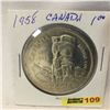 Image 1 : Canada Silver Dollar 1958