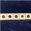Image 2 : USA One Cent - Set of 5: 1915D; 1916; 1917; 1918; 1919