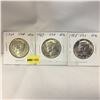 Image 1 : USA Fifty Cent - Set of 3: 1966; 1967; 1968