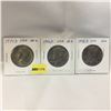 Image 1 : USA Fifty Cent - Set of 3: 1971D; 1972D; 1973D