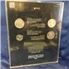 Image 2 : The United States Dollar Story (4 Coins & 1 Bill) 1921 Morgan Dollar; 1922 Peace Dollar; 1972 Eisenh