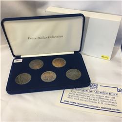 USA Peace Dollar Collection (1922; 1923; 1923; 1924; 1925) COA