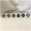 Image 1 : USA Eisenhower Dollar - Set of 6: 1971D; 1972D; 1974D; 1776-1976D; 1977D; 1978D