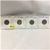 Image 1 : Great Britain 3 Pence - Set of 4: 1912; 1916; 1917; 1918