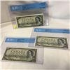 Image 1 : Canada $20 Bill 1954DF - Set of 3 Sequential : Beattie/Coyne #CE6274203/02/01 (Certified: CCCS UNC-6