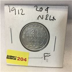 Newfoundland Twenty Cent 1912