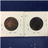 Image 2 : Canada Large Cent - Set of 2: 1876H; 1882H