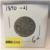 Image 1 : Canada Twenty Five Cent 1890H