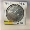 Image 1 : Canada Silver Dollar 1947ML