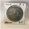 Image 1 : Canada Silver Dollar 1947 P7