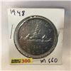 Image 1 : Canada Silver Dollar 1948