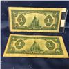 Image 2 : (2) Dominion of Canada $1 Bills 1923 "Horse Blankets" S/N#D4544071 & D2841096