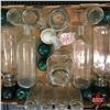 Image 1 : Tray Lot: Milk Bottles (Various Sizes) Insulators & Pogs