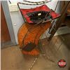 Image 1 : Retro Light Floor Ashtray w/Magazine Rack