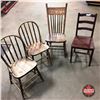 Image 1 : Variety of Wooden Chairs (4)