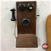 Image 1 : Northern Electric Wood Box Telephone