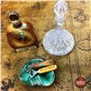 Image 1 : 2 Decanters, BMP Ashtray & 2 Bottle Openers