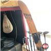 Image 1 : Vintage Golf Clubs (7) & 1 Retro Waterski & ATF Montreal Punching Bag