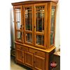 Image 1 : Light Up China Cabinet (Missing Glass Shelves)