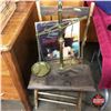 Image 1 : Wooden Chair w/Apothecary Scale & "Love Letters" Album Set