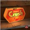 Image 1 : Orange Crush Lightup Cash Register Sign (Slight Crack top/back - not significant)