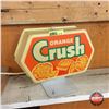 Image 2 : Orange Crush Lightup Cash Register Sign (Slight Crack top/back - not significant)