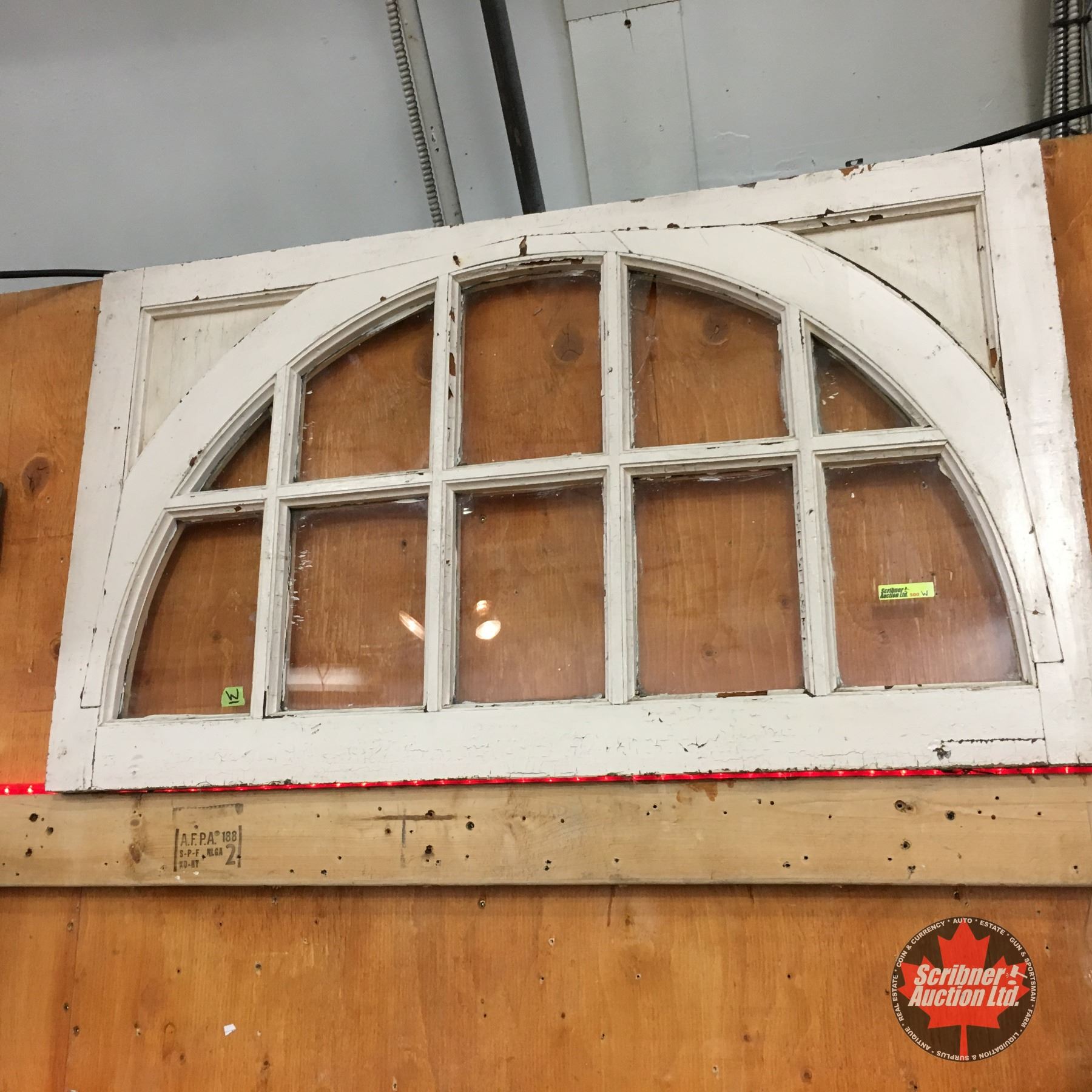 10 Lite Transom Wooden Sash Window (Arch Inset)