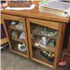 Image 1 : Curio/China/Book Shelf Cabinet (Hinged Glass Doors)