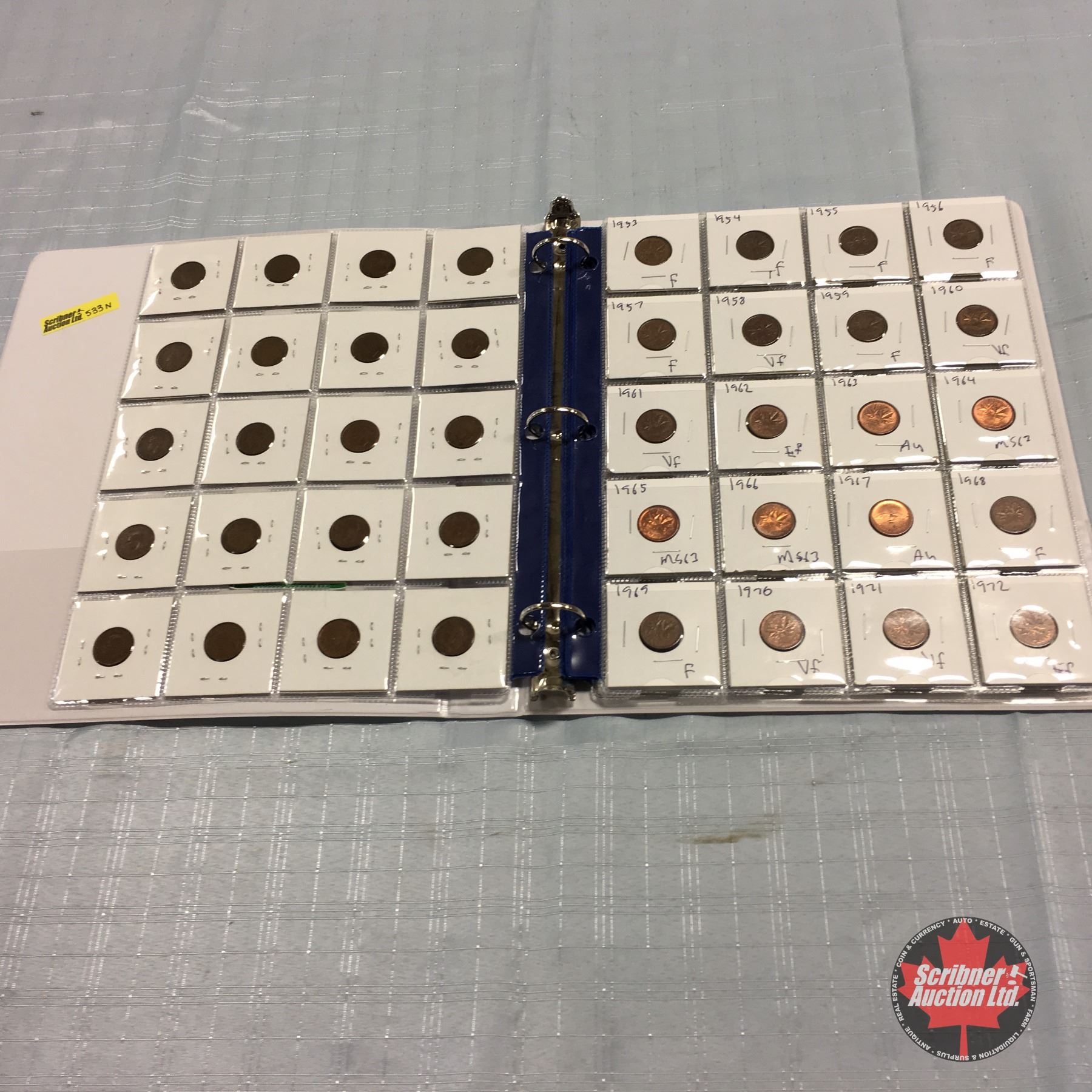 Canada Small Cent Collection 80 Coins Binder (1935 2012)