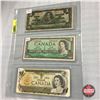 Image 1 : Canada $1 Bill (3) : 1937; 1954; 1973