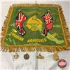 Image 1 : Canadian Armoured Corps WW2 (4 Badges RCD NB Hussars Lord Strathcona's & RCAC Badge Post War Type)
