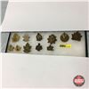 Image 1 : WW1 Canadian Cap Badges (11 Items) (incl: 4th Railway Troops & 65 BN Saskatchewan)