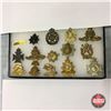 Image 1 : WW2 Canadian Cap Badges (13 Items) (Including: Brockville Rifles)