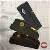 Image 1 : Military Head Dress Wedges (3) : Post War RCAF; WW2 Private Purchase w/Carleton York Badge; WW2 RCAF