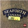 Image 1 : Canadian Battle Dress Shoulder Flash (Canvas) "Seaforth Canada"