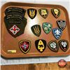 Image 1 : Group of Bde Formation Patches - Mobile Command on Battle Dress & SSF Reformed to 2 Bde