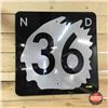 Image 1 : North Dakota Hwy Sign 24" x 24"
