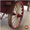 Image 5 : Train Station Luggage Cart 10'  (Painted Red & White - Firestone)