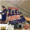 Image 2 : Vintage Pepsi Cola Double Dot "Pepsi Pete" Store Advertising 14-1/2" x 21-1/4" Fan Pull c. 1940