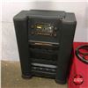 Image 1 : Repurposed Floor Radio "Wine Rack/Bar"