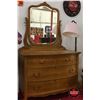 Image 1 : Bird's Eye Maple Mirrored Dresser