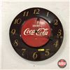 Image 1 : "Drink Coca-Cola" Elec. Round Clock 18" Dia