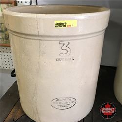 3 Gal Medalta Crock (Cracked)