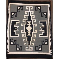 Two Grey Hills Navajo Textile