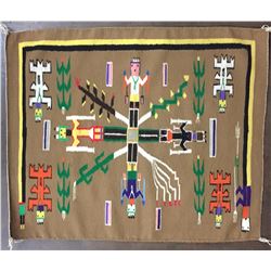 Navajo Sand Painting Textile