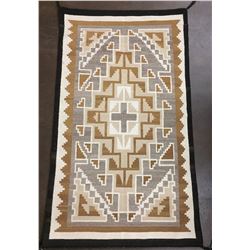 Two Grey Hills Navajo Textile