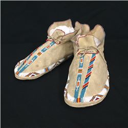 Vintage Beaded Moccasins